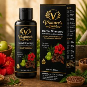 V-NATURE'S BLEND HERBAL SHAMPOO WITH NATURAL CONDITIONING EFFECT
