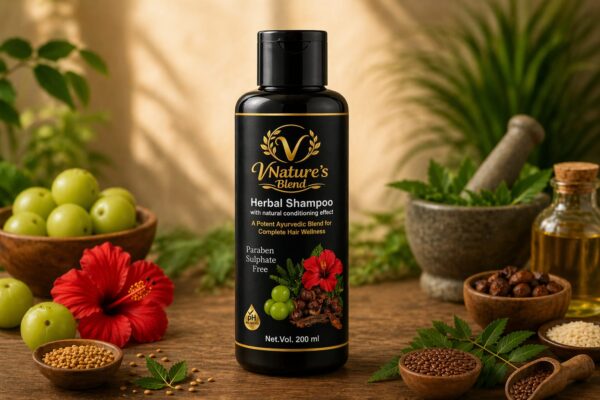 V-NATURE'S BLEND HERBAL SHAMPOO WITH NATURAL CONDITIONING EFFECT